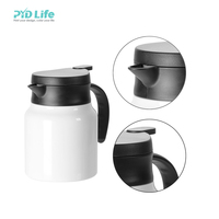 PYD Life Nouveau 32oz 1000ml Vente en gros Blancs métalliques vierges pour sublimation Carafe isotherme en acier inoxydable pour café