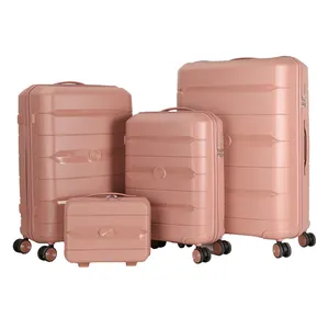 MARKSMAN ensembles de bagages moins chers valise antivol voyage 4 roues petit chariot bagage sac tireur pp bagage sac
