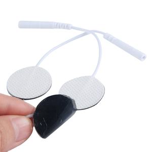 Elektrode Pad Zelfklevende Gel Ronde Niet-Geweven Hydrogel Spier Relax Massager Pad 3.5Mm Draden Tientallen <span class=keywords><strong>2</strong></span>-Pins Fysiotherapie Elektrode Pad - Product Image 1