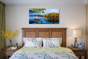 Peintures sur toile de paysages marins, art mural sur toile de <span class=keywords><strong>lac</strong></span>, <span class=keywords><strong>paysage</strong></span> moderne du ciel pour la maison, peinture sur toile, art mural, grande peinture - Product Image 2