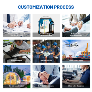 Tenda a Cupola Trasparente di Lusso Moderna <span class=keywords><strong>per</strong></span> <span class=keywords><strong>Glamping</strong></span>, Igloo in Policarbonato <span class=keywords><strong>per</strong></span> Esterni - Product Image 5