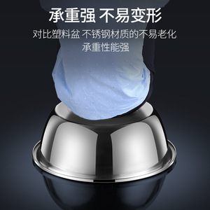 Stainless Steel Reverse Edge Basin 45cm 50cm 55cm 60cm 65cm 70cm 80cm Drop In Kitchen Sink Easy To Clean - Product Image 3