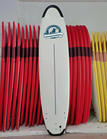 Pays maritimes rachat élevé personnalisé IXPE Soft Top Longboard Surfboards Stratification thermique pour jeu d'eau avec accessoires d'aileron