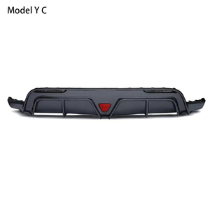 Pour diffuseur arrière en fibre de carbone de style <span class=keywords><strong>Tesla</strong></span> modèle Y <span class=keywords><strong>C</strong></span> 2018-2024 - Product Image 6