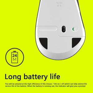 Logitech M720 Compatible <b>Wireless</b> Mouse, Computer 8-Button Gaming Mouse, Suitable for Desktop and Laptop PCs - Product Image 2