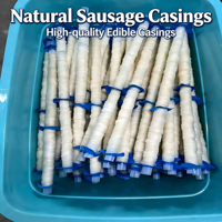 Vente directe usine, personnalisation, boyaux de porc naturels séchés pour saucisses, hot-dogs, jambon, emballage en boîte, qualité A