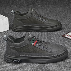 Người Đàn Ông Của Giày Mỏng Thoáng Khí Giản Dị Giày Da Hội Đồng Quản Trị Giày Thời Trang Mềm Duy Nhất Giày Thể Thao Màu Trắng Cho Nam Giới - Product Image 4