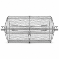 Panier de rôtissoire BBQ en acier inoxydable