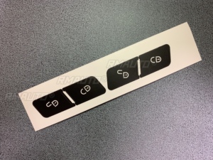 สติ๊กเกอร์ซ่อมปุ่มสวิตช์ล็อคประตูด้านในรถยนต์ใหม่ สำหรับ Mercedes Benz W204 C300 ปี 2007-2014 แก้ปัญหาปุ่มที่ดูไม่ดี - Product Image 5