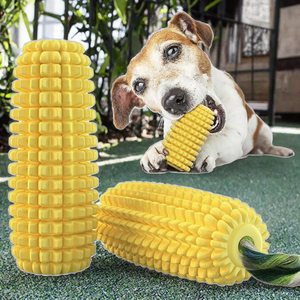 Jouet à mâcher pour chien en TPR personnalisable en gros, forme de maïs classique avec corde en coton, non toxique et durable pour les mâcheurs agressifs - Product Image 3