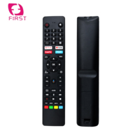 Diseño personalizado BT BLE Smart TV Control remoto 1 año de garantía Botones calientes universales Búsqueda por voz Silicona Plástico OEM/ODM
