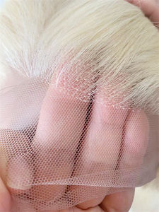 DX283 pelucas de encaje Full HD sin pegamento caliente sexy Pelo Largo niñas hueso recto cabello humano virgen 613 color rubio 22 24 26 pulgadas stock - Product Image 5