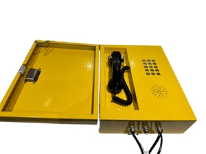 Téléphone à deux lignes résistant aux intempéries avec boîtier transparent, téléphone de <span class=keywords><strong>ligne</strong></span> directe, OEM ODM, téléphone de communication professionnelle - Product Image 1