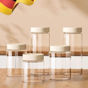 Barattoli in Vetro <span class=keywords><strong>AL</strong></span> MiGai Resistenti <span class=keywords><strong>al</strong></span> Calore da 200ml, Bottiglie per Dispensare Alimenti, per Caramelle, Miele, Spezie, Conservazione Domestica - Product Image 5