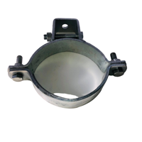 Collier de serrage en acier au carbone électrogalvanisé UTT63 pour tuyaux de 1/2 à 8 pouces pour suspension de conduites non isolées
