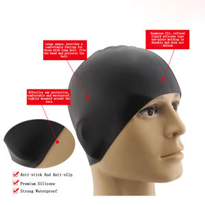 Logo personnalisé imprimé imperméable à l'eau haute élasticité meilleure qualité 60G silicone sans couture <span class=keywords><strong>bonnet</strong></span> <span class=keywords><strong>de</strong></span> <span class=keywords><strong>bain</strong></span> <span class=keywords><strong>triathlon</strong></span> sport silicone <span class=keywords><strong>bonnet</strong></span> <span class=keywords><strong>de</strong></span> <span class=keywords><strong>bain</strong></span> - Product Image 4