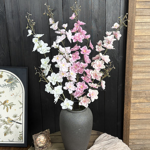 Fleur artificielle Jinxi 3D en forme d'hirondelle, branche unique en soie, pour décoration de mariage et d'entrée de maison - Product Image 1