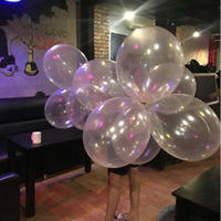 Vietnam 18 pouces carré latex ballon transparent boule noir rire gaz bar divertissement décoration ballons