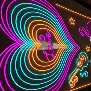 Letrero <span class=keywords><strong>de</strong></span> Neón LED Personalizado, Obra <span class=keywords><strong>de</strong></span> Arte Acrílica, Impermeable IP65, Opciones Multicolor para Decoración del Hogar y Fiestas - Compatible con <span class=keywords><strong>Google</strong></span> Alexa - Product Image 3