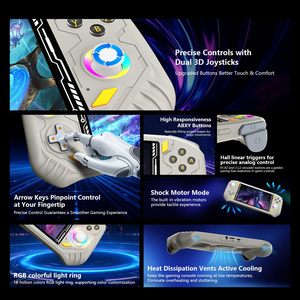 Consola de Juegos Portátil RG52 <span class=keywords><strong>Mini</strong></span> con Pantalla de 5.5 Pulgadas, Joystick con Luz RGB, WiFi, Clásica, 64 GB, 5000 mAh, Sistema Operativo Linux, Reproductor de Juegos Retro - Product Image 4