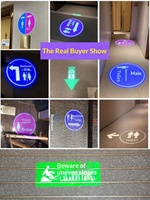 Projecteur LED antidérapant pour escalier Agi32, personnalisé en aluminium IP65, pour publicité dans les toilettes pour hommes et femmes