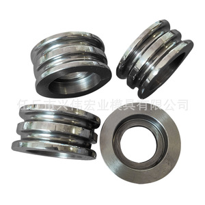 Rodillos de carburo cementado de tungsteno-cobalto hechos a medida para el plegado de placas - Product Image 3