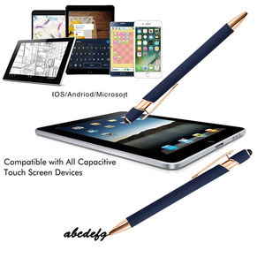 Stylo à bille en aluminium rose doré Maggi 0,7 mm Gel Coil Oblique Mouth Press Métal Sablage Publicitaire Stylo gel Cadeaux - Product Image 3