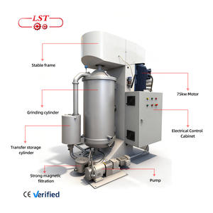 LST 500-3000 kg/h <span class=keywords><strong>Moulin</strong></span> à boulets continu vertical <span class=keywords><strong>Moulin</strong></span> à boulets automatique pour chocolat <span class=keywords><strong>Moulin</strong></span> à pâte Broyeur Conche <span class=keywords><strong>de</strong></span> chocolat - Product Image 5