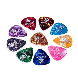 Instrumentos musicales guitarra mette delrin Selección <span class=keywords><strong>de</strong></span> <span class=keywords><strong>JAZZ</strong></span> perla celuloide ABS nylon en blanco personalizado guitarra - Product Image 6