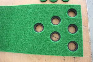 2-on-2 Pong Style Play 12 trous Putting Green Portable <span class=keywords><strong>Golf</strong></span> Putting Mat <span class=keywords><strong>Battle</strong></span> Putt <span class=keywords><strong>Golf</strong></span> Puttt Game - Product Image 3