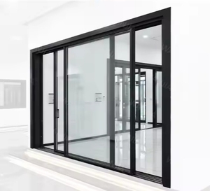 AS2047 Portes coulissantes en aluminium au design moderne australien Extérieur insonorisé Grande vue pour <span class=keywords><strong>l</strong></span>'intérieur Écran en fibre <span class=keywords><strong>de</strong></span> verre pour hôtel - Product Image 5