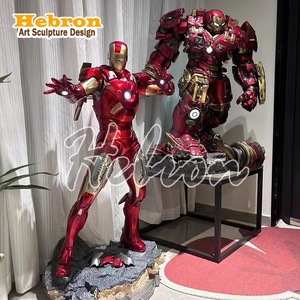 งานประติมากรรมเรืองแสงไอรอนแมน 1 2 MK7 ของแท้จาก Marvel ป้องกันฮัลค์ ตกแต่งห้องนั่งเล่น - Product Image 5