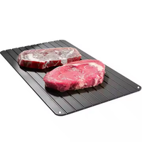 Plaque de dégivrage rapide en aluminium de qualité alimentaire Plateau de dégivrage pour steak et viande congelée