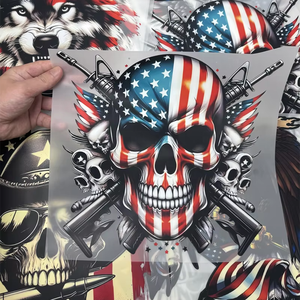 جديد عرض خاص طباعة نقل df مكبس ساخن مخصص ، tplastisol جاهز للضغط على تصاميم نقل الحرارة - Product Image 5