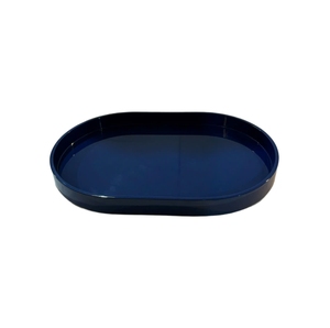 Plateau en laque moderne, plateau de service en bois minimaliste avec finition haute brillance pour la décoration et l'organisation de la table basse - Product Image 1