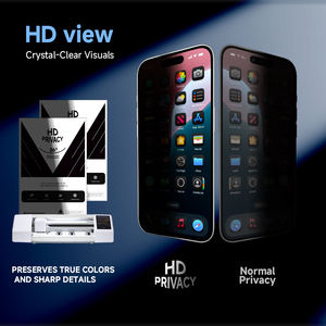 Protector de Pantalla de <span class=keywords><strong>Hidrogel</strong></span> TPU de Alta Transparencia, Película de Privacidad Anti-Espía y Anti-Huellas para Teléfono Móvil - Product Image 3