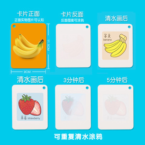 Vente chaude éducation précoce à plusieurs reprises griffonnage livres lavables peinture dessin à l'eau livre <span class=keywords><strong>de</strong></span> coloriage cartes cognitives pour les enfants - Product Image 4