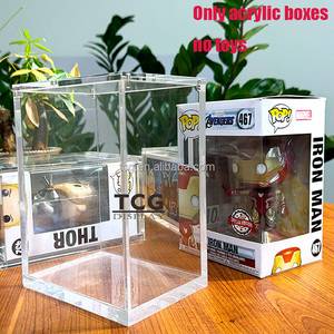กล่องอะคริลิคใส TCG สำหรับฟิกเกอร์อนิเมะ <span class=keywords><strong>Funko</strong></span> <span class=keywords><strong>Pop</strong></span> วันพีซ ซอร์โร ลอว์ ลูฟี่ สำหรับจัดแสดงสะสม  กล่องอะคริลิคเท่านั้น ฝาปิดแม่เหล็ก - Product Image 3