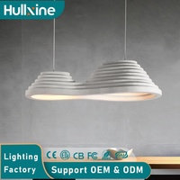 Lampes suspendues carrées Hullxine avec base d'ampoule E12, contrôle par capteur LED, garantie de 3 ans, certifiées ETL/CE/SAA