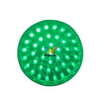 Módulo de tráfico ámbar DC12V de diámetro luminoso de 100mm para producción y montaje de señales de guía de elevación o plegable Tablero de flecha LED