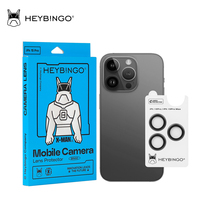 Protecteur d'objectif d'appareil photo pour téléphone Heybingo en verre trempé, résistant aux rayures, couverture intégrale, film Eagle Eye compatible avec 16 Pro