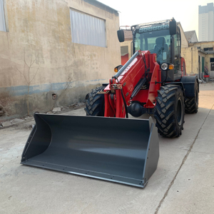 Новинка 2023, телескопический фронтальный погрузчик <span class=keywords><strong>HZM</strong></span> 825T с подъемной способностью 2 тонны, с малошумным двигателем Changchai stage 5 - Product Image 1