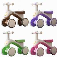Véhicule Électrique pour Enfants, Porteur Équilibré, Guidon Pivotant à 135 Degrés, Musique, Éclairage, Pneus Silencieux en EVA - Vente en Gros