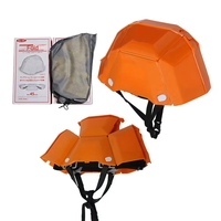 Casco de Seguridad Plegable que Ahorra Espacio, Construcción de ABS de Alta Resistencia, Casco Rígido para Inspección de Obras y Rescate de Emergencia, Equipo de Protección Personal