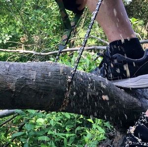 Tronçonneuse avec poignée, équipement <span class=keywords><strong>de</strong></span> survie d'urgence en plein air, chaîne pliante, scie à <span class=keywords><strong>main</strong></span>, coupe d'arbre, outils <span class=keywords><strong>de</strong></span> coupe <span class=keywords><strong>de</strong></span> <span class=keywords><strong>jardin</strong></span> - Product Image 3