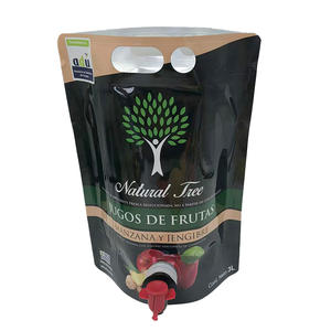 Bolsa de Embalaje de Aluminio de 3L con Impresión por Grabado, Sellado Térmico, Aislamiento al Vacío, con Válvula y Asa, para Jugo, Fruta y Vino - Product Image 1