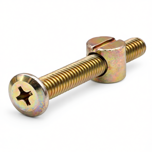 Tornillo Conector para Muebles con Recubrimiento de Zinc, Accionamiento PZ2, para Fijación de Gabinetes y Paneles - Product Image 1