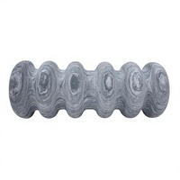 Rouleau en mousse EVA pour yoga, pilates, gym, massage, haute densité, écologique, logo personnalisé, OEM, vente en gros, récupération musculaire, massage des tissus profonds