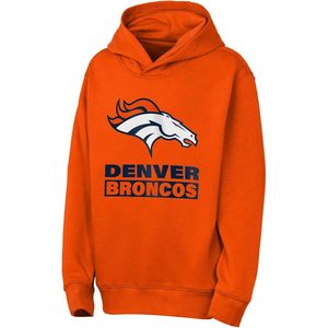 FOXA Youth Boys Denver Broncos Sweat-shirt à capuche en molleton de coton orange 8-20 - Product Image 1