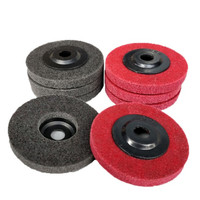 Roue de polissage en nylon non tissé pour métal inoxydable, fourniture d'usine